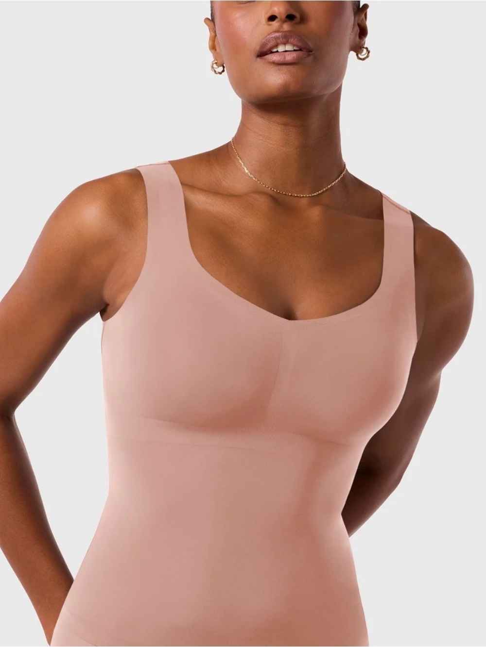 Evelyn & Bobbie Defy Bra Tank Top Large Pink No Pads Wireless Lifting Tech
